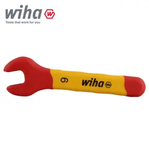 Wiha Spanner Wrench 9mm VDE Electricians Single Insulated Open End 43029