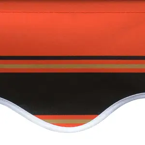 Berkfield Awning Top Sunshade Canvas Orange and Brown 400x300 cm