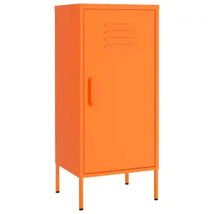 Berkfield Storage Cabinet Orange 42.5x35x101.5 cm Steel