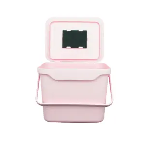 Easy Eco - 5L Compost Caddy - Pastel Pink