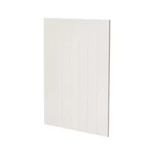 GoodHome Verbena Matt cashmere painted natural ash shaker Standard End panel (H)900mm (W)610mm