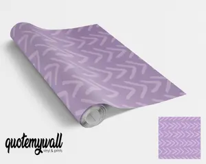 QuoteMyWall Purple Arrows Pattern Vinyl Furniture & Kitchen Worktops Wrap