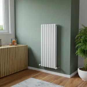 Agadon Neo Duplex Designer Radiator 1000 x 410 mm White - 2495 BTU - 10 Years Guarantee