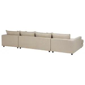 Corner Sofa LILVIKEN Beige Fabric Symmetrical