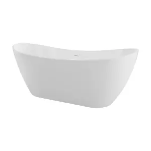 Matt White Freestanding Bath - 1700 x 730mm