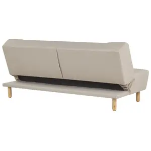 Sofa Bed ALSTEN Beige Symmetrical