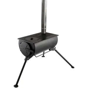 NJ Portable Wood Burning Stove for Camping with Carry Bag