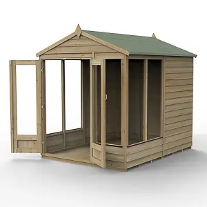 4LIFE Apex Summerhouse 6x8 - Double Door - 5 Window