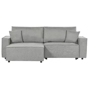 Corner Sofa KARILA Grey Right Hand