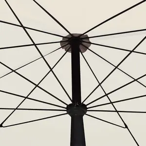 Berkfield Garden Parasol with Pole 200x130 cm Sand