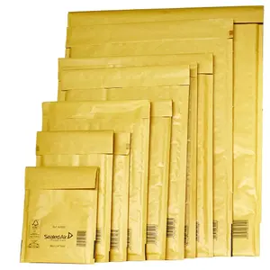 200 x Gold Mail Lite D/1 (180 x 260mm) Padded Postal Bubble Lined Envelopes