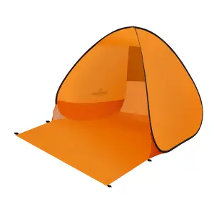 Milestone Camping Pop-Up Beach Tent with Extendable Ground Sheet