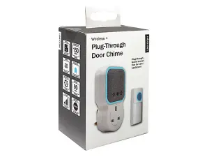 Uni-Com 98520GB + W96001 Plug-through Door Chime UNC68532