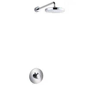 Mira Showers Moto Mixer Shower Built In Shower Recessed + Fixed Head Chrome BIR