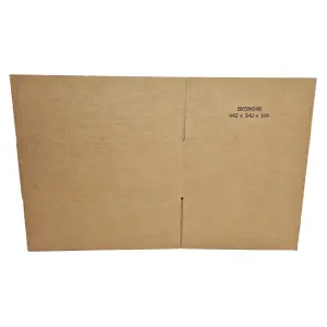 W.E. Roberts Brown Small Parcel Postal Mailing Cardboard Boxes (Pack of 10) 44.6 x 34.6 x 15.4cm