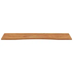 Berkfield Desk Top 160x50x2.5 cm Rectangular Solid Wood Acacia