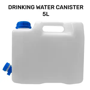 drinking water carrier/jerry can for camping/caravaning/picnics with easy turn tap (15l)l)