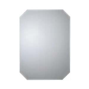 Croydex Octagonal Wall-mounted Bathroom Mirror (H)70cm (W)50cm