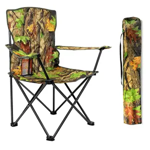 Folding Outdoor Chair Camping Garden Fishing Seat Furniture Portable Foldable uk