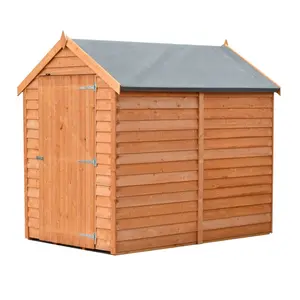 Garden Value 4 ft. W x 6 ft. D Overlap Garden Shed No