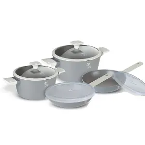 BERLINGER HAUS 10 Pcs Forged Aluminium Cookware Set Non Stick Space Savvy