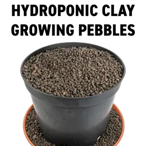 5l growing media-clay pebbles,1-4mm, pot plant topper,hydroponics,wash & reuse