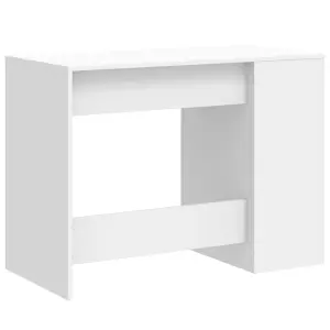 Berkfield Desk White 102x50x75 cm Engineered Wood