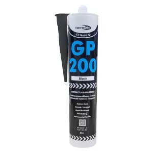 Bond IT General Purpose 200 Silicon Sealant Black 310ML Pack of 6