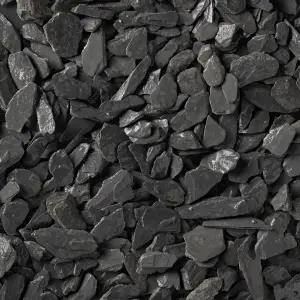 Blooma Blue grey Slate Decorative chippings, Midi Bag, 0.23m²