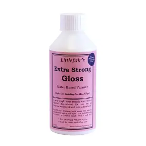 Littlefair's - Clear X Strong Indoor Wood Varnish - Gloss - 250ml