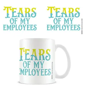 Pyramid International Tears Of My Employees Mug White/Blue/Green (One Size)