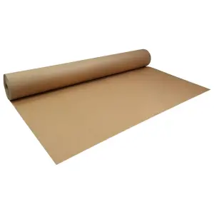 1000mm x 100m Brown Kraft Paper Roll For Gift Wrapping, Shipping, Arts & Crafts