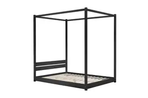 Birlea Darwin Four Poster King Bed Black