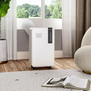 16L Dehumidifier with Wheels,24 hours Timer,Control Panel,Low Noise,Phone Control by WiFi