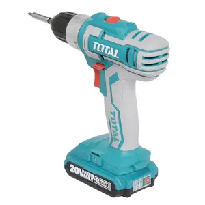 Total Li-Ion 20V Cordless Drill (with 2 x Batteries & Charger) - TDLI2002