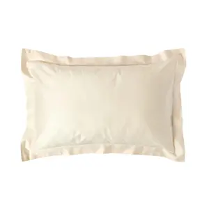 Homescapes Cream Organic Cotton Oxford Pillowcase 400 TC