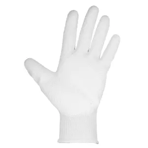 Worksafe White Precision Grip Gloves Large Durable Boxed 120 Pairs SSP50L/B120