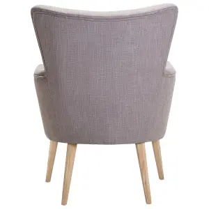 Armchair ANGEN Fabric Light Grey