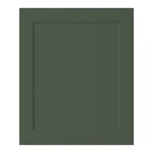 GoodHome Artemisia Matt dark green Shaker Highline Cabinet door (W)600mm (H)715mm (T)18mm