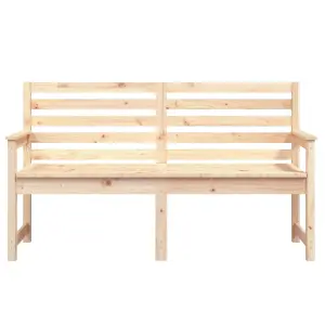 Berkfield Garden Bench 159.5x48x91.5 cm Solid Wood Pine