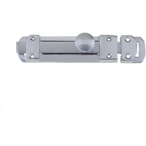 AFIT Satin Chrome Architectural Surface Bolt 100mm