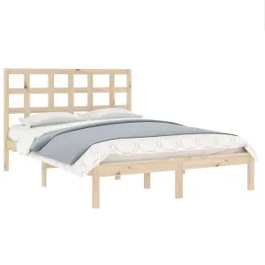 Berkfield Bed Frame Solid Wood 180x200 cm 6FT Super King