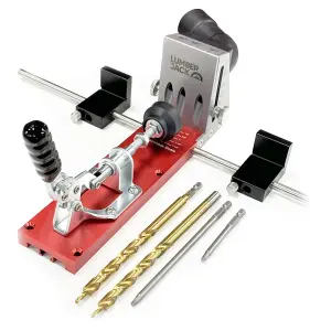 Lumberjack PRO SERIES Pocket Hole Jig Kit Professional Woodworking Tool for DIY Carpentry Projects