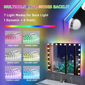 Odel Rectangle LED Aluminium Mirror