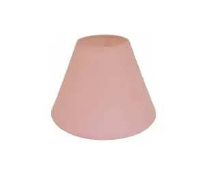 14" Luxury Cotton Textured Fabric Coolie Light Shade Purpose Table Floor Ceiling Practical & Eye Caring Lampshade Rose