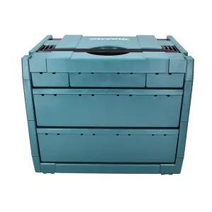 Makita P-84349 MAKPAC 5 Drawer Stacking Connector Tool Case TYPE 4 + 5 Draws