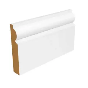 PACK OF 5 (Total 5 Units) - 18mm MDF Torus Skirting 18mm x 169mm x 4200mm