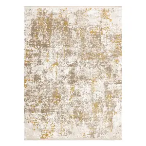 Modern carpet DUKE 51546 beige / gold - Vintage, structured, very soft 120x170 cm