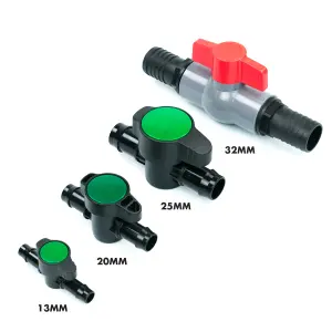 Pisces 13mm (1/2 Inch) 2 Way Flow Tap for Pond or Garden Hose