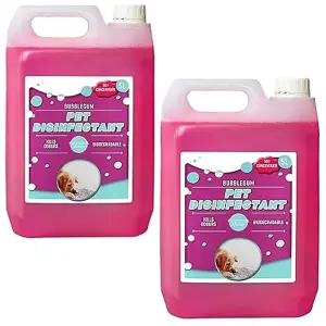 2x Bubble Gum 5L Powerful Concentrated Disinfectant Breaks Down Unwanted Odours Linen Fresh Fragrance